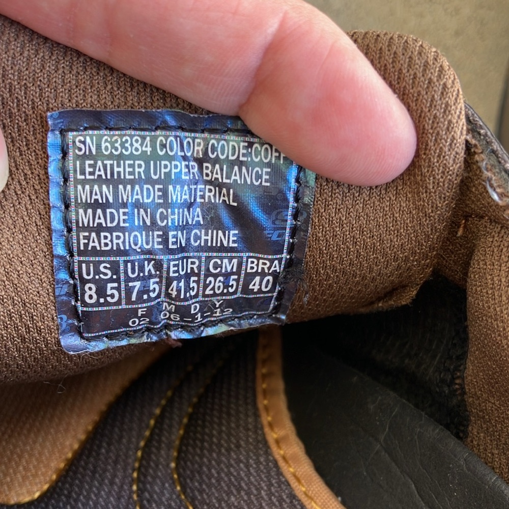 Skechers Relaxed Step Talus-Burk Leather Shoes, 8.5 - Picture 6 of 6